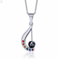 Guangzhou Fashion Piano Lover Gifts Crystal Pendants Jewelry